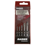 RAIDER Τρυπάνι γυαλιού σετ 5τεμ 3-10ΜΜ 157798