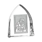 ΜΠΟΜΠΟΝΙΕΡΑ ΓΥΑΛΙΝΗ ΕΙΚΟΝΑ ΠΑΝΑΓΙΑ 5X6CM