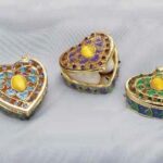LUXURY CLOISONNE ΜΠΟΜΠΟΝΙΕΡΑ ΜΠΙΖΟΥΤΙΕΡΑ ΚΑΡΔΙΑ