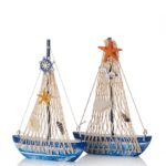 ΔΙΑΚΟΣΜΗΤΙΚΟ ΞΥΛΙΝΟ ΚΑΡΑΒΙ 2 ΣΧΕΔΙΩΝ 15X22CM