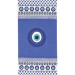ΠΕΤΣΕΤΑ ΠΑΡΑΛΙΑΣ ΜΕ ΜΑΤΙΑ ΒΑΜΒΑΚΕΡΗ FOUTA 90X180cm
