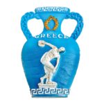 ΜΑΓΝΗΤΑΚΙ ΑΜΦΟΡΕΑΣ ΔΙΣΚΟΒΟΛΟΣ ''GREECE'' 5.5x8cm