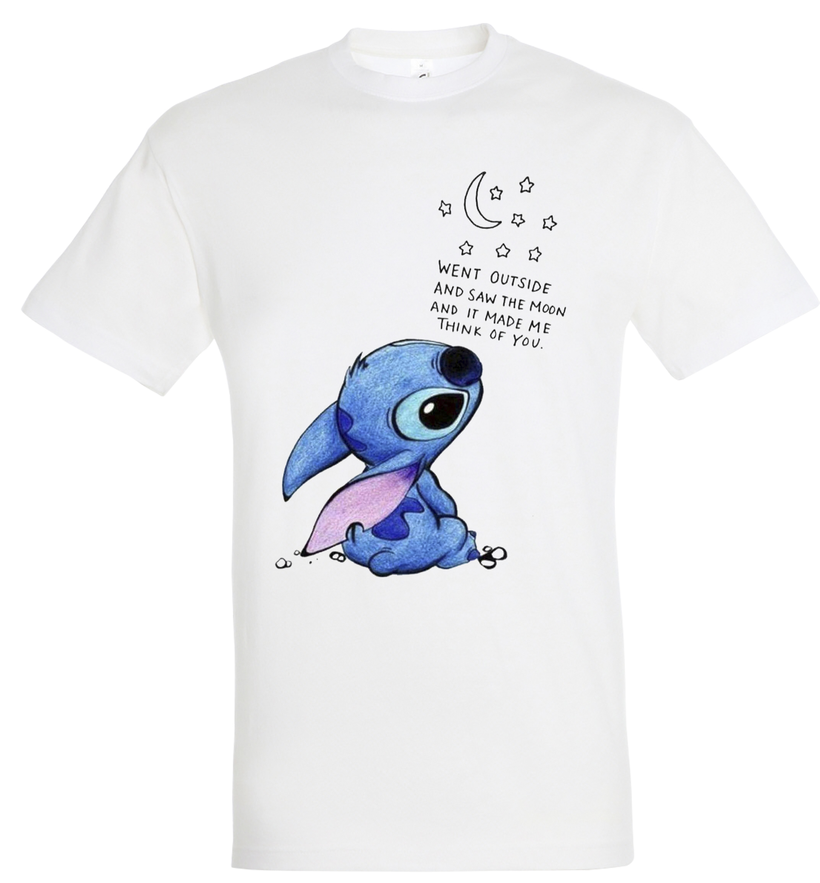 100000041529 T-shirt Λευκή Φιγουρα S Moon - Image 1
