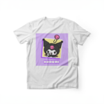 T-shirt Anime μόβ