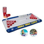 Στρώμα αέρας, παιχνίδι Pool Pong, 152 x 76 x 15 εκ (συμπ. 20 πλαστικά ποτήρια & 2 μπάλες)