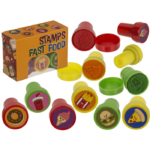 Σφραγίδες, Fast Food, 2,5 cm. σετ 6 τεμαχίων σε κουτί δώρου