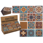 Σουβέρ από φελλό, Μωσαϊκό, 9,5 x 9,5 x 0,5 εκ.,144/display