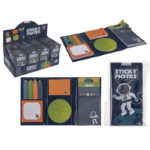 Sticky notes, Διάστημα σε  6 διαφορετικά μεγέθη/σχέδια ανά σετ, 36 τεμ. ανά display