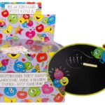 Μαυροπινακας με Κιμωλια, Emotion Faces Box 24 Τεμ 21,5X28X0,2Cm - Κιμωρια 8X1Cm