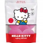 Βόμβα μπάνιου/μπάλα αφρού  άρωμα raspberry  Hello Kitty raspberry Σετ 6τμχ *55 g
