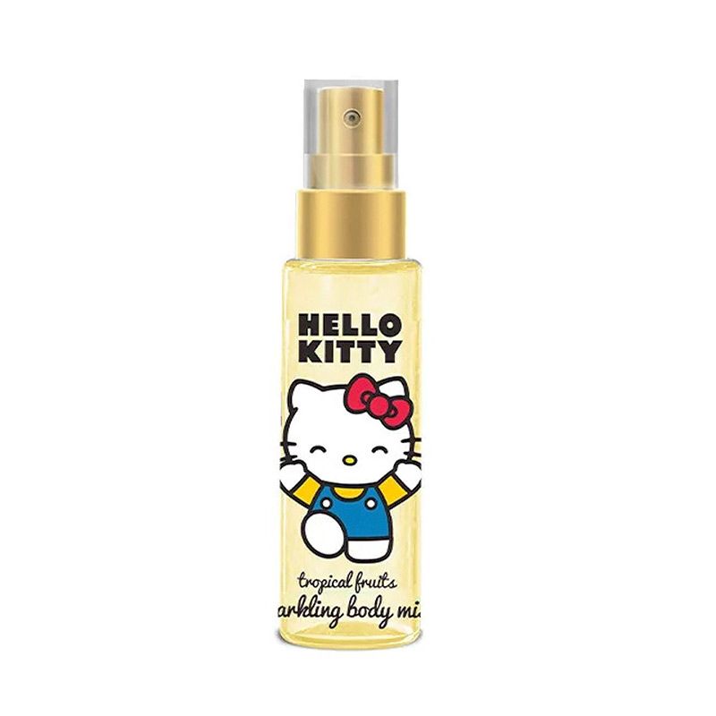 5904413317463 Σπρέι για το σώμα με γκλίτερ Ηello Kitty Τροπικά φρούτα 100ml - Image 1