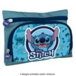 Τσαντάκι Stitch μπλε, με 2 θήκες