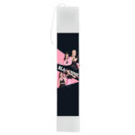 Λαμπάδα black and pink μαύρη