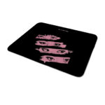 Mouse Pad Black and Pink