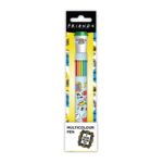 Friends Multi Colour Pen Blue Icons - Coffee Cup Topper