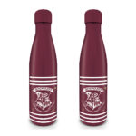 Harry Potter (Classic Crest Burgundy Stripes) Metal Drinks Bottle (550 ml)