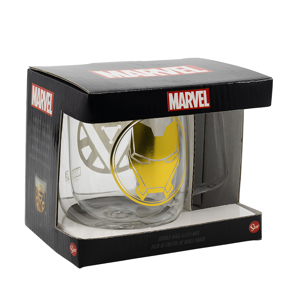 ST02087R Marvel Double Wall Glass Mug 290 ml - Image 1