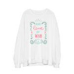 Φούτερ Make love not war