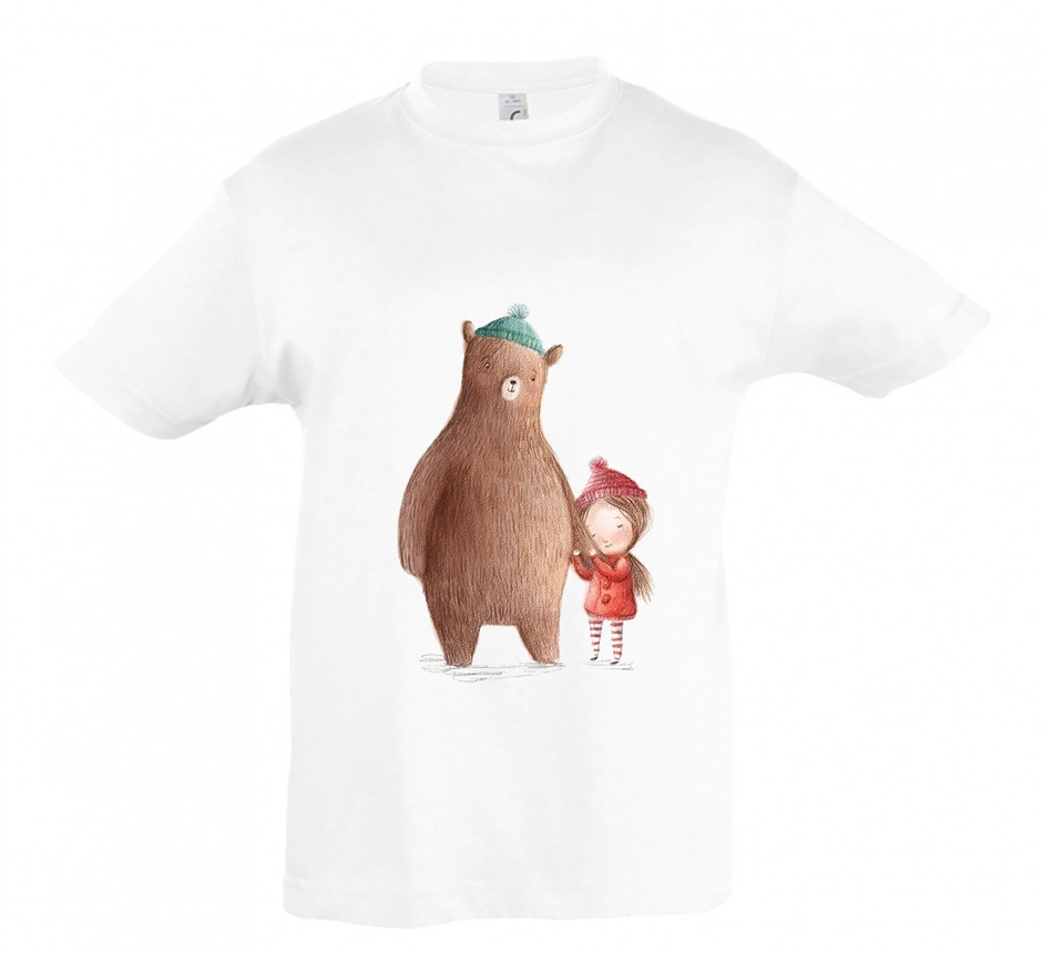 100000033388 Παιδική T-shirt - Αρκούδα με Κοριτσάκι - Image 1