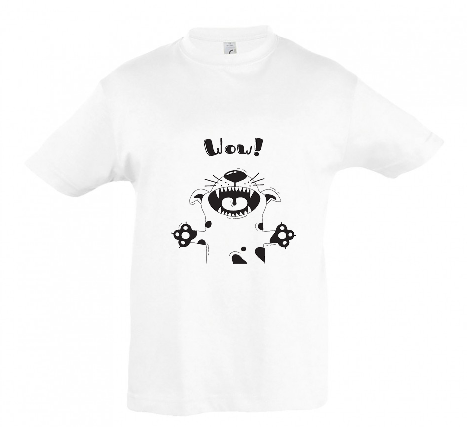 100000033425 Παιδική T-shirt - Σκύλος Wow - Image 1