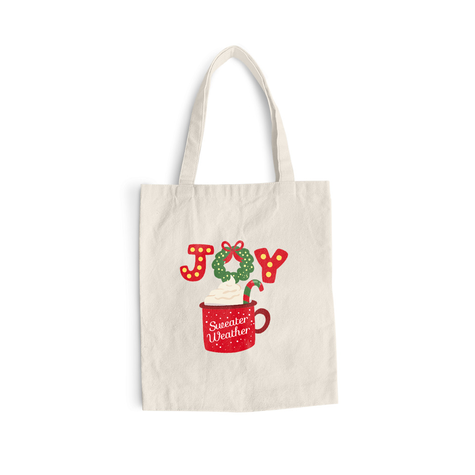 100000036846 Τσάντα Υφασμάτινη “JOY”, 100% Λινό, 48 x 32 cm - Image 1