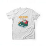 T-Shirt “Merry Christmas” &  Άγιος Βασίλης, 100% Βαμβάκι, Μεγέθη: S-M-L-XL