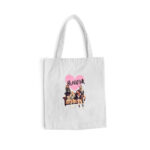 Τσάντα Υφασμάτινη Black Pink OEM
