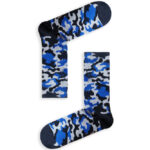 Κάλτσα Unisex με Σχέδιο Navy Camouflage