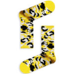 Κάλτσα Unisex με Σχέδιο Yellow Camouflage
