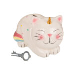 Κουμπαράς με Κλειδαριά Unicorn Cat 12/display