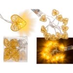 ΛΑΜΠΑΚΙΑ εσωτερικού χώρου, καρδιές, με 10 LED, 1,65 m, για 2 μπαταρίες Mignon (AA)