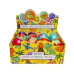 Αντι-Στρες Μπαλα Dino Box 24 Τεμ 6Εκ.
