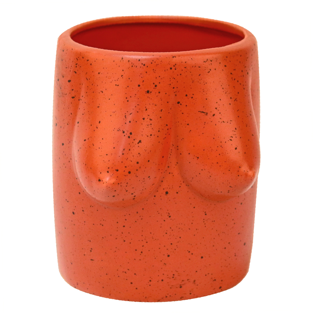 8435375140075 Helio Ferretti Βάζο με σχέδιο Στήθος Terracotta - Image 1