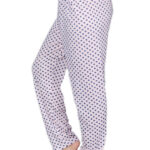 Γυναικείο Βαμβακερό Παντελόνι Πυτζάμα Pink Dots