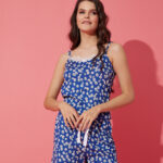 Γυναικείο Βισκόζ Babydoll Blue Chamomile
