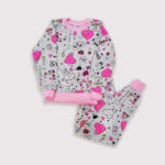 Πυτζάμα Παιδική Fuchsia Hearts