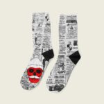 Κάλτσα Unisex Digital Red Skull