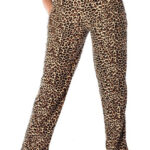Γυναικείο Leopard Παντελόνι Πυτζάμας