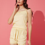 Γυναικείο Βισκόζ Babydoll Yellow