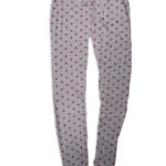 Γυναικείο Βαμβακερό Παντελόνι Πυτζάμα  Grey With Dots