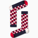 Κάλτσα Unisex με Σχέδιο Red 3D