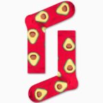 Κάλτσα Unisex με Σχέδιο Red Avocado