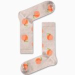 Κάλτσα Unisex με Σχέδιο Tan Peaches