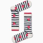 Κάλτσα Unisex με Σχέδιο Line Strawberry