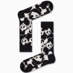 Καλτσα Unisex με Σχέδιο Black Panda
