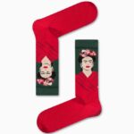 Κάλτσα Unisex με Σχέδιο Red Frida Kahlo