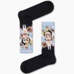 Κάλτσα Unisex με Σχέδιο Black Salvador Dali