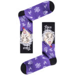 Κάλτσα Unisex με Σχέδιο Purple Einstein