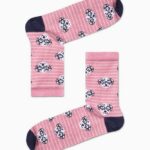 Κάλτσα Unisex με Σχέδιο Pink Dogs