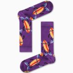 Κάλτσα Unisex με Σχέδιο Purple Hot Dogs